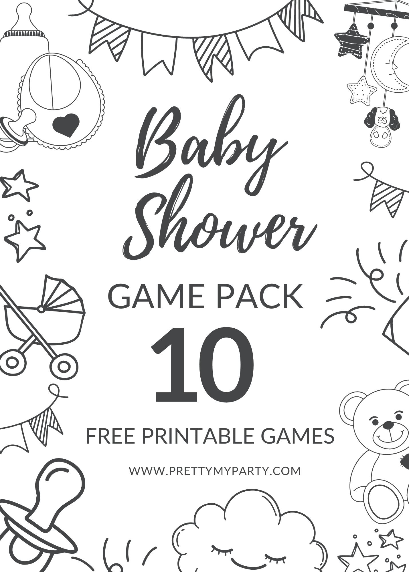 Free Baby Shower Game Printables