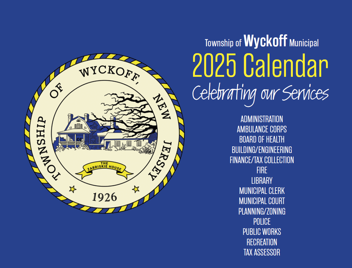 2025 Municipal Calendar Wyckoffnj