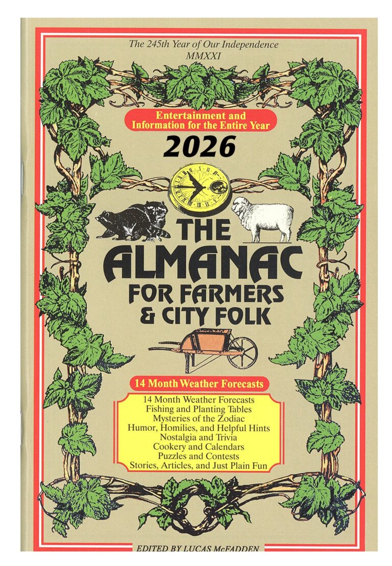 2026 Almanac Book For Farmers U0026 City Folk Calendar Company