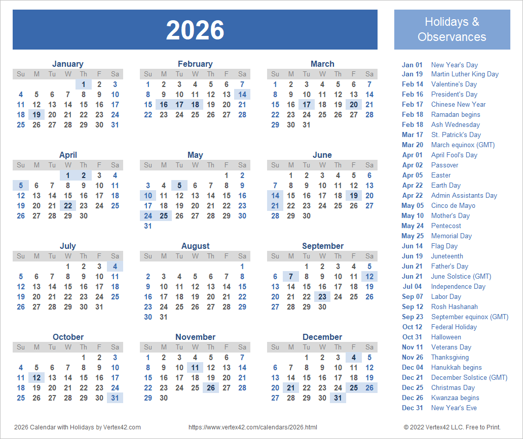 May 2026 Calendar With School Holidays