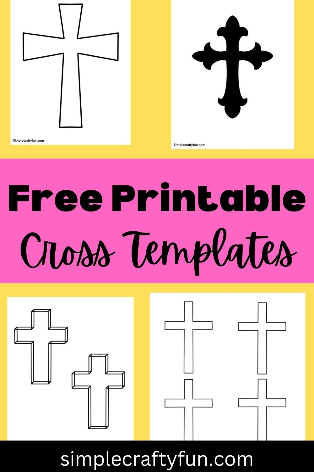 Free Printable Cross Template