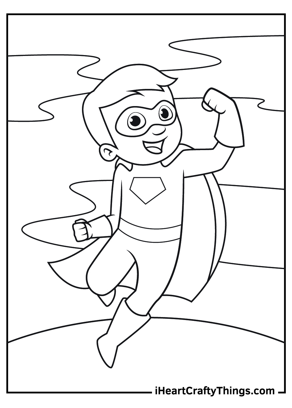 Superhero Coloring Pages Printable Free