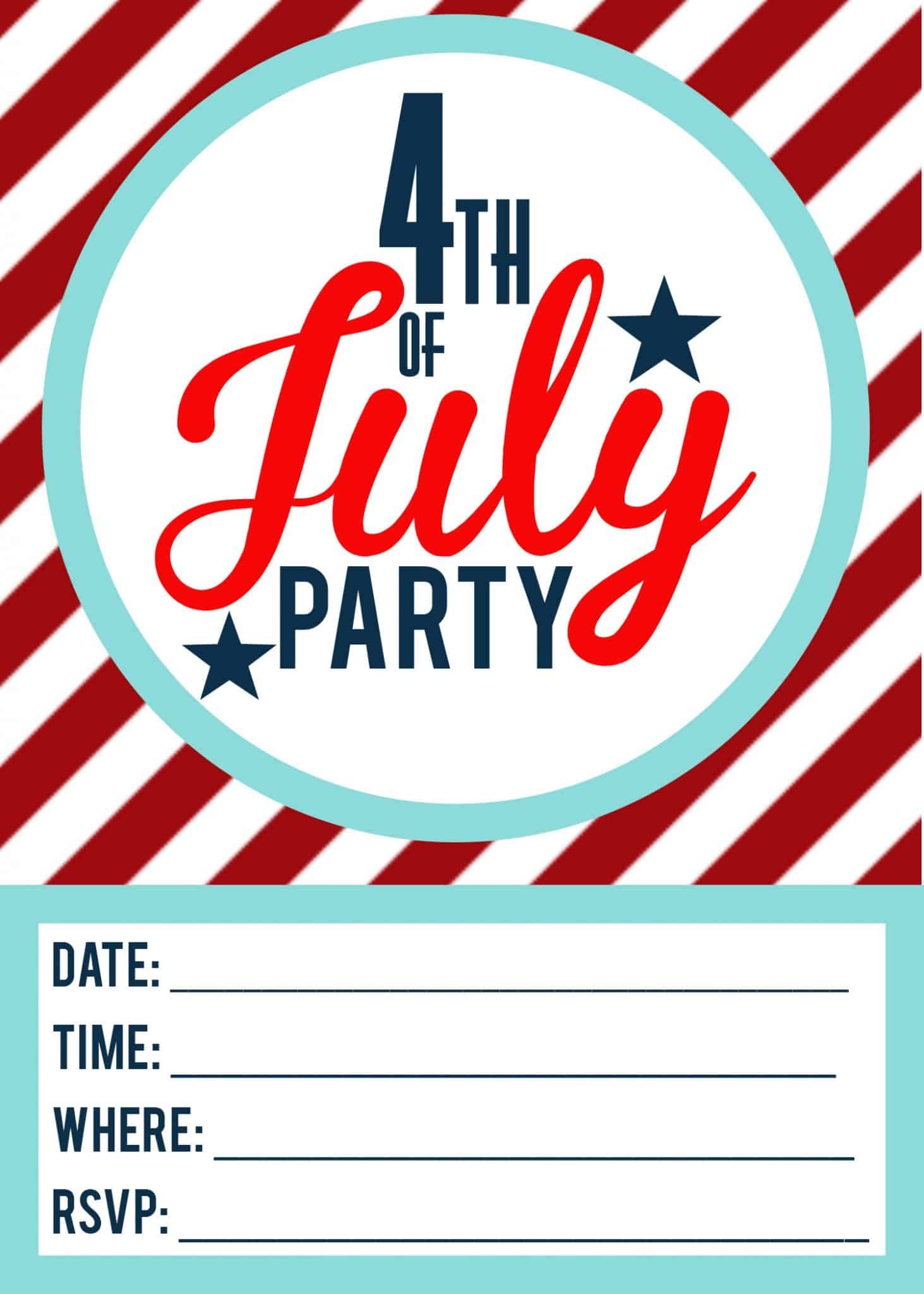 4th Of July Free Printables