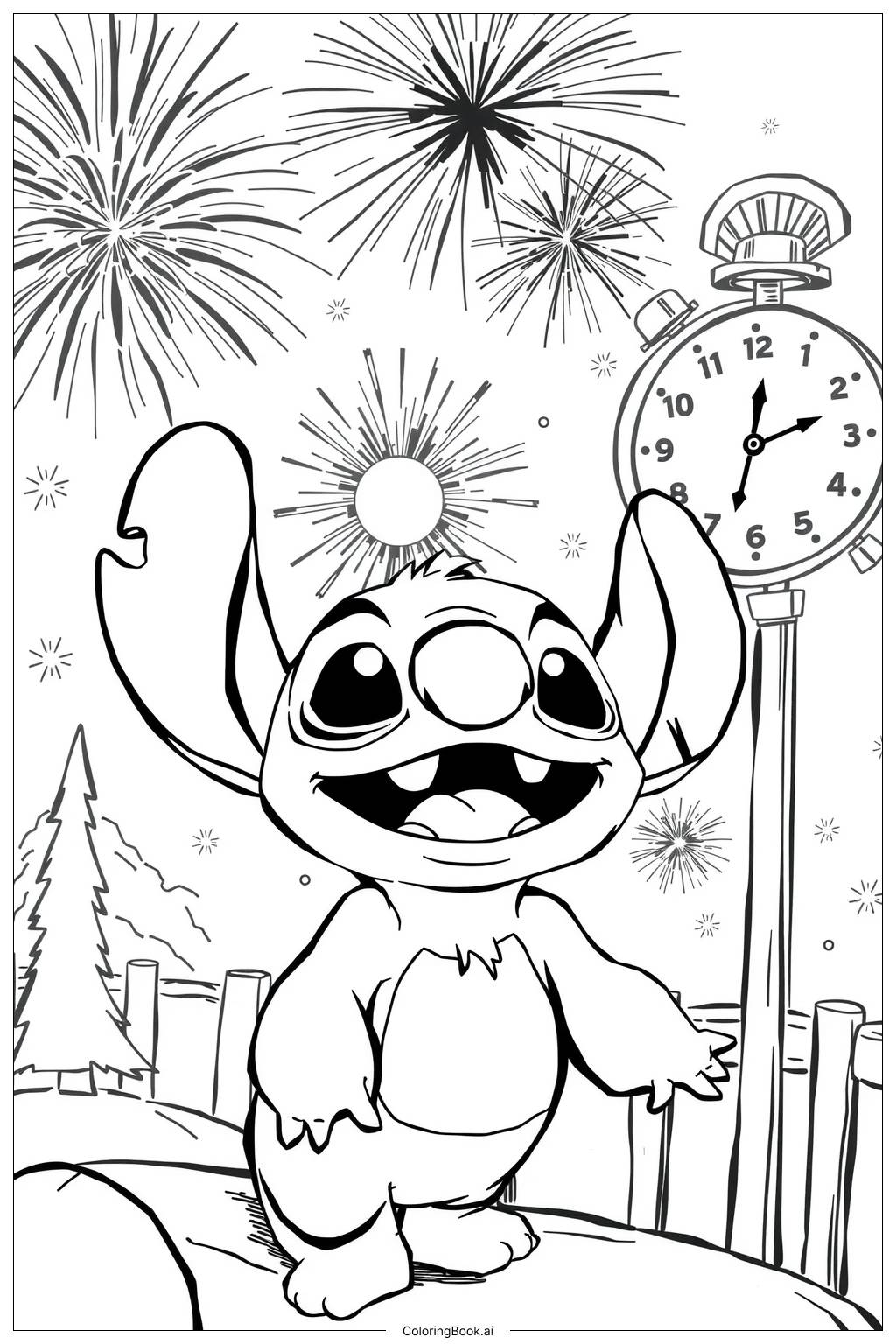 50 Stitch Coloring Pages Free PDF U0026 PNG Printables 