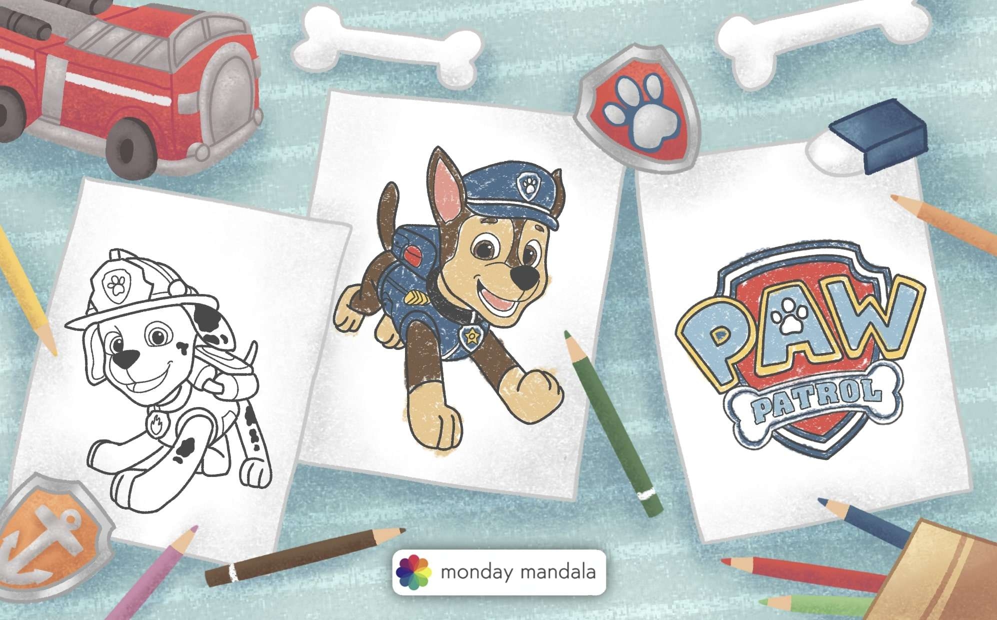 Free Paw Patrol Coloring Pages Printable