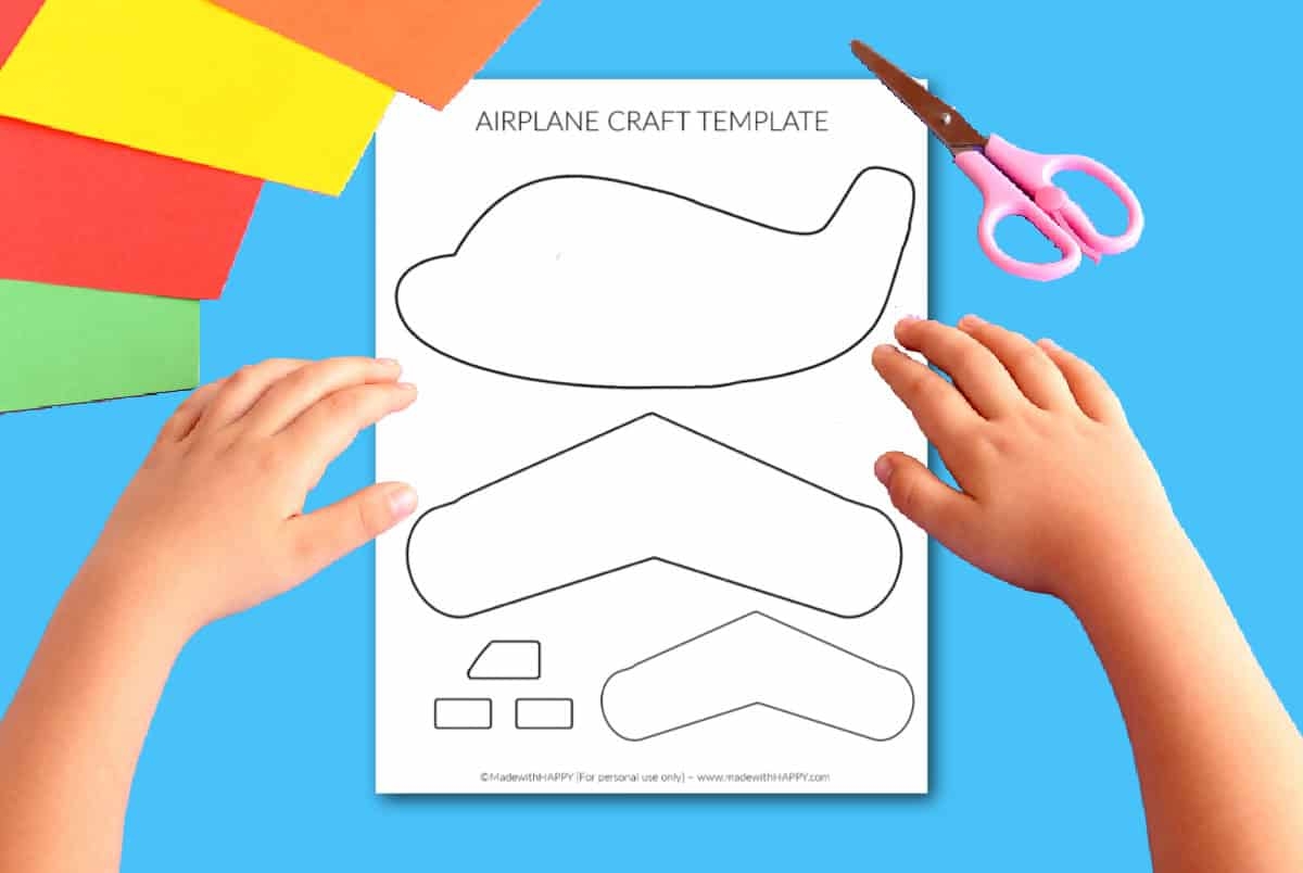 Free Printable Airplane Template