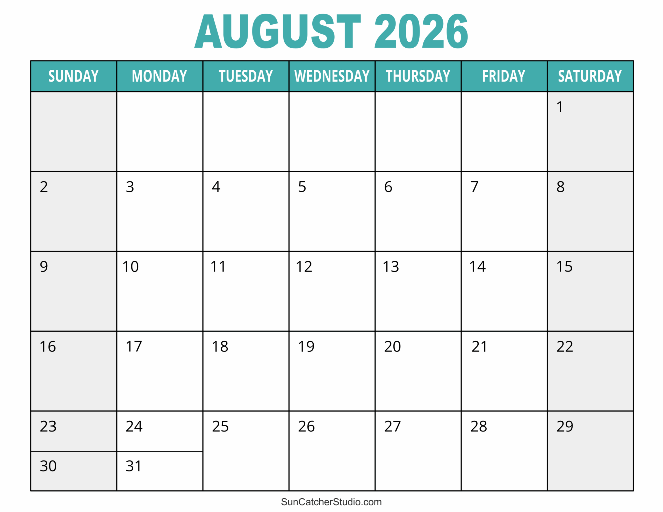 Calendar August 2023 To May 2026