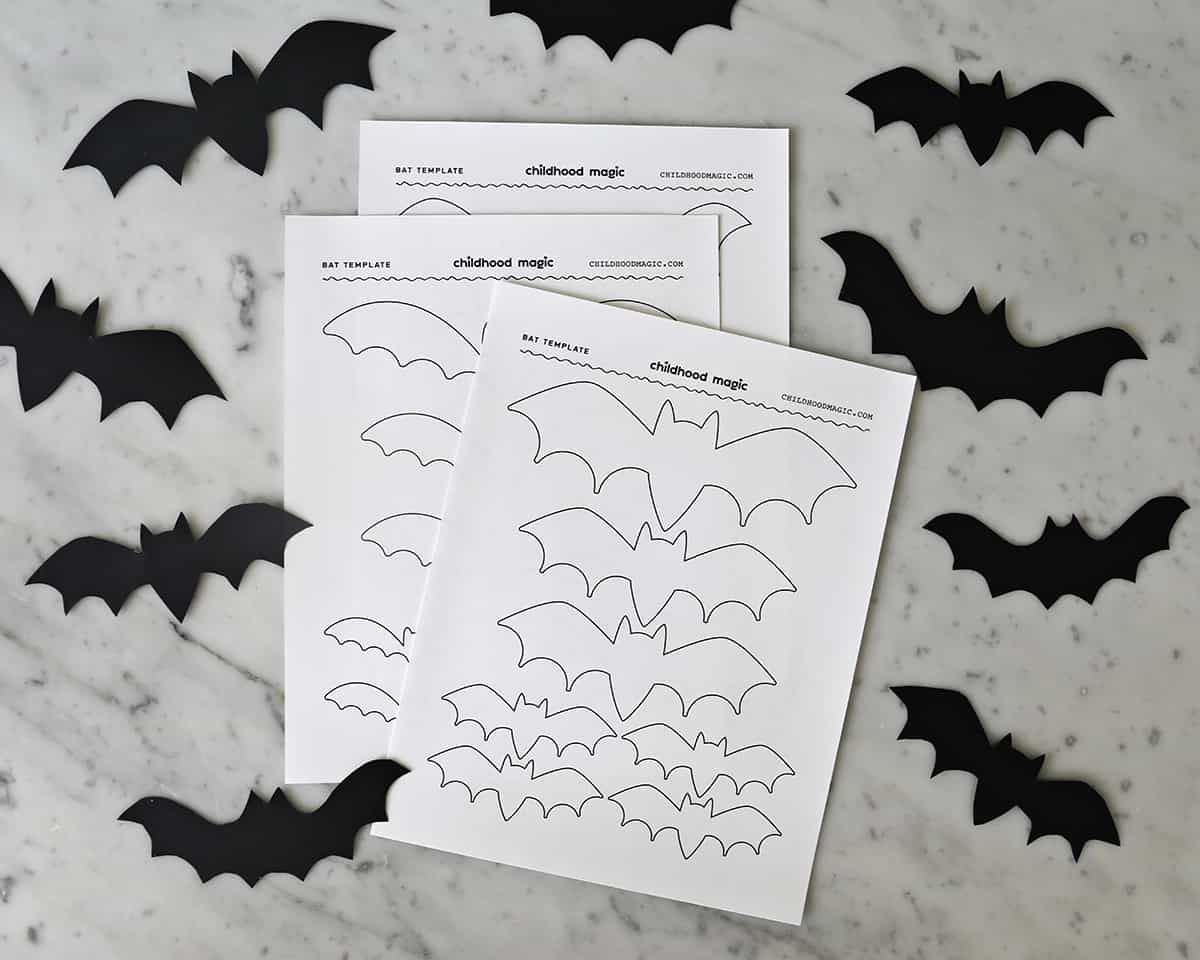 Free Printable Bat Template