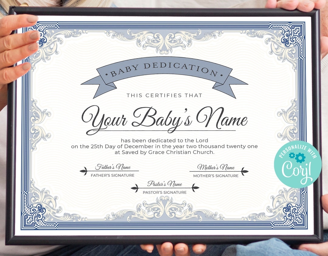 Free Printable Christening Certificates
