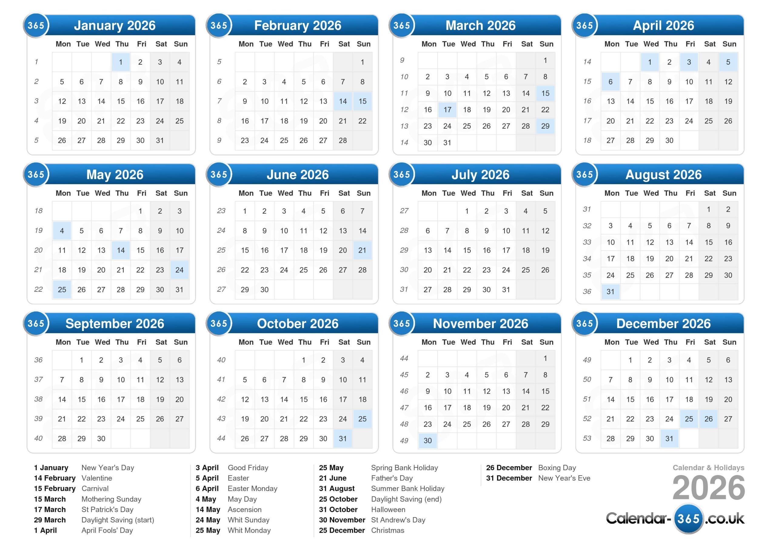 Uk Calendar May 2026
