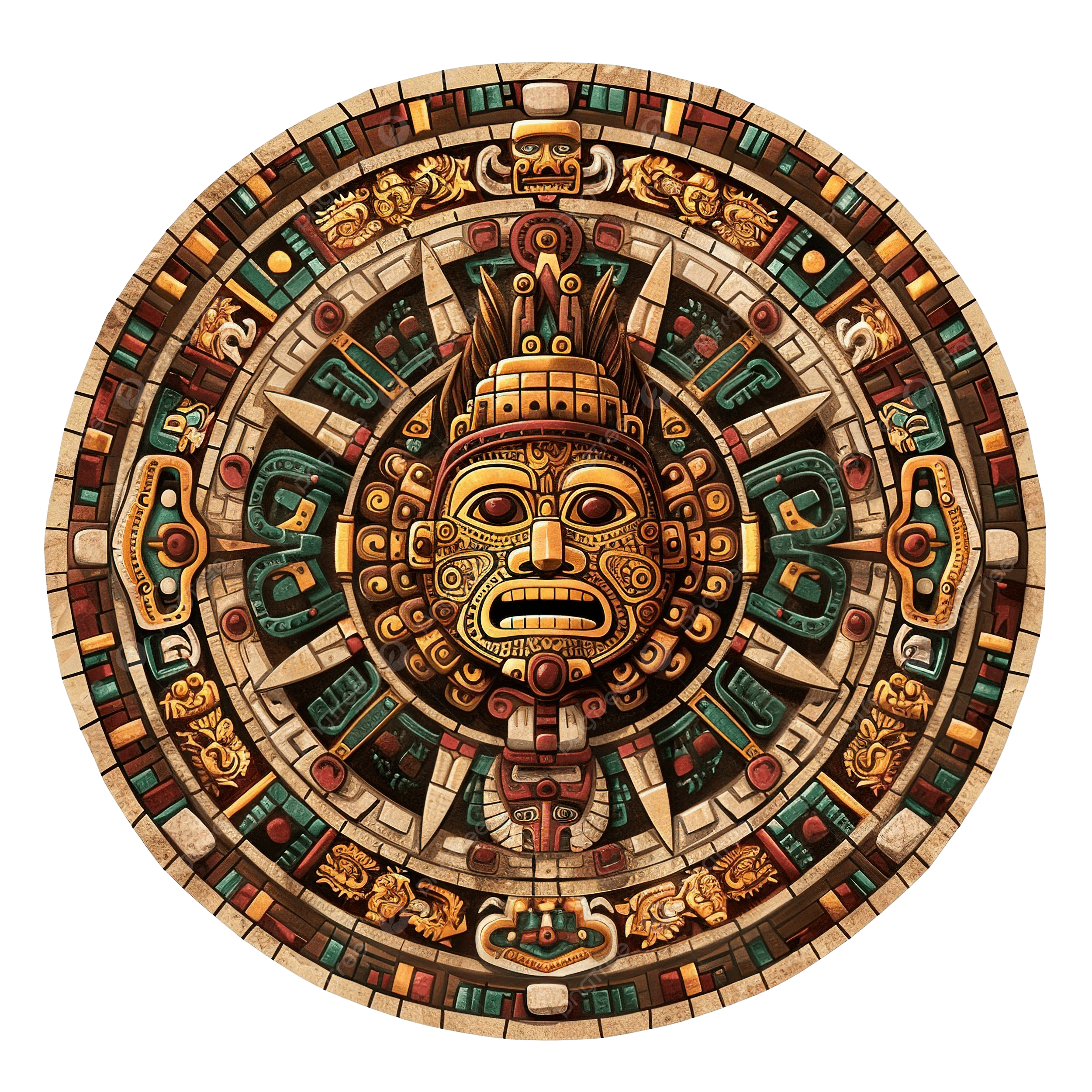 Cartoon Mayan Calendar Month Archaeology Apocalypse PNG Transparent Image And Clipart For Free Download