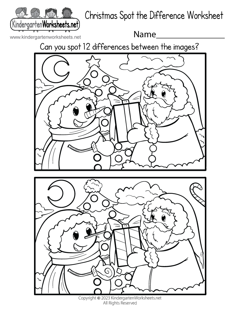 Free Printable Christmas Activity Sheets