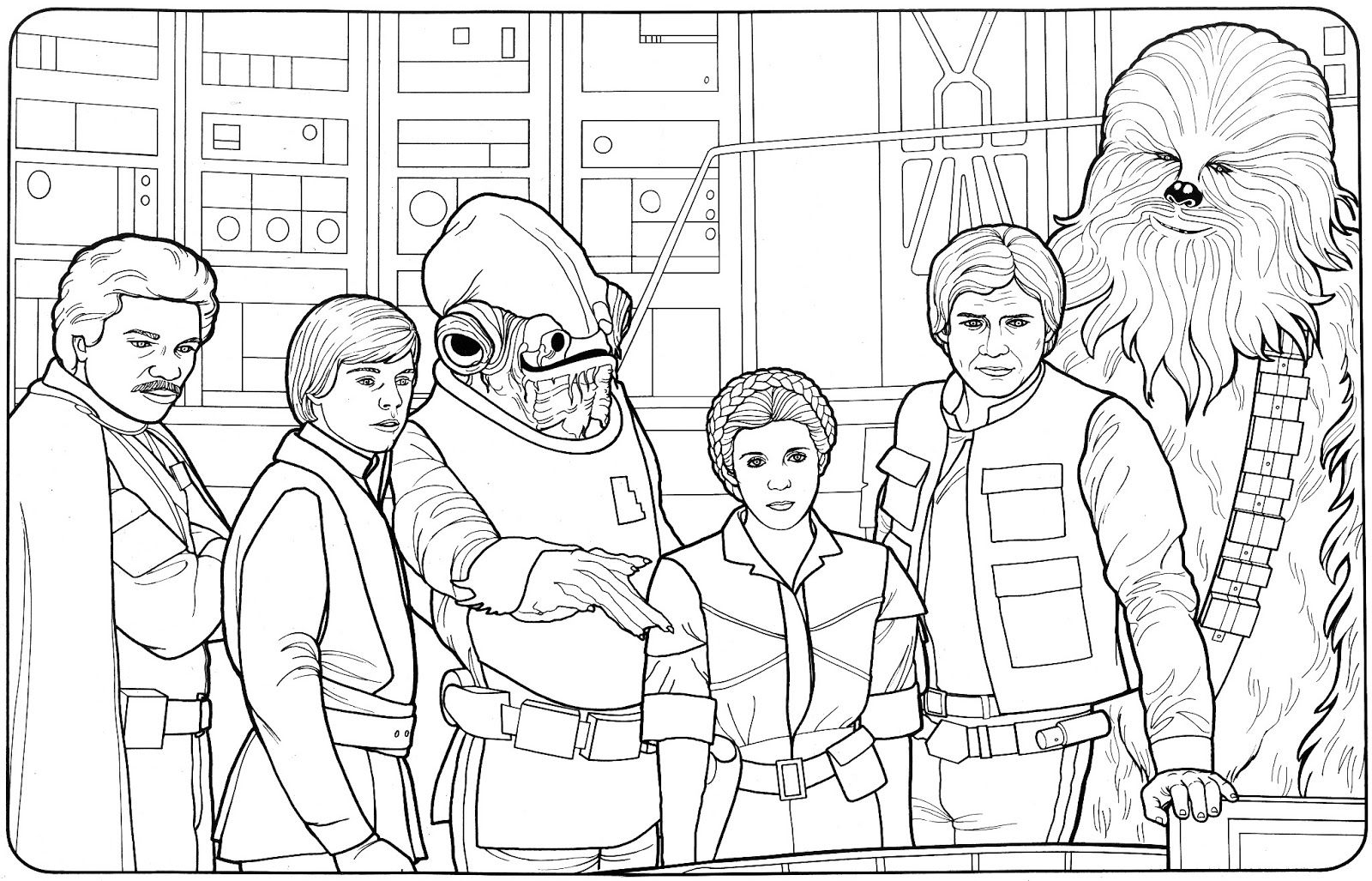 Free Printable Coloring Pages Star Wars