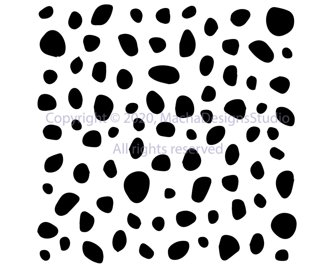 Dalmatian Spots SVG Dalmatian SVG Dog SVG Animal Spots Svg Animal Svg Instant Download Dalmations Print Svg Spots Pattern Svg Etsy
