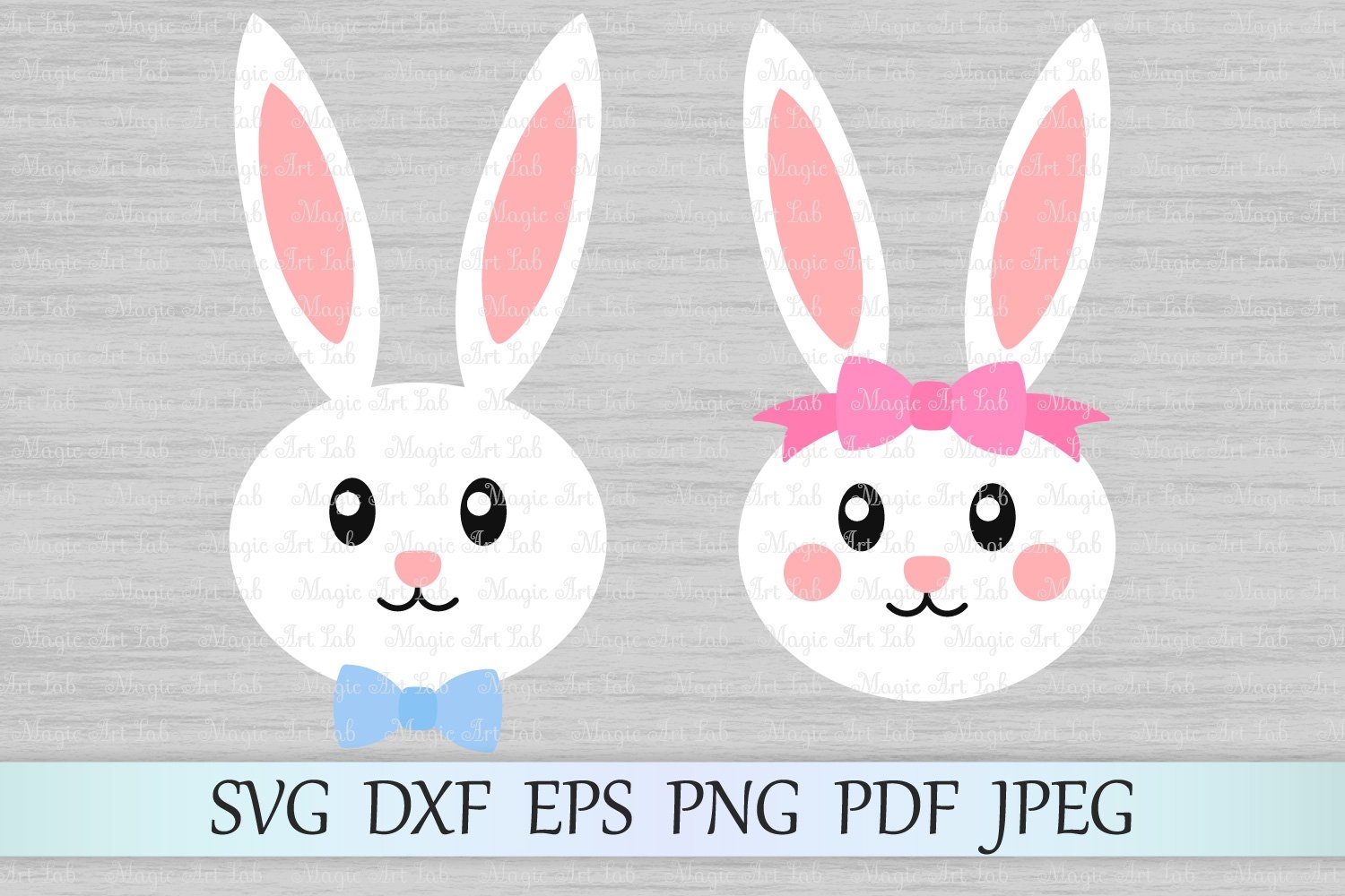Free Printable Bunny Face Template