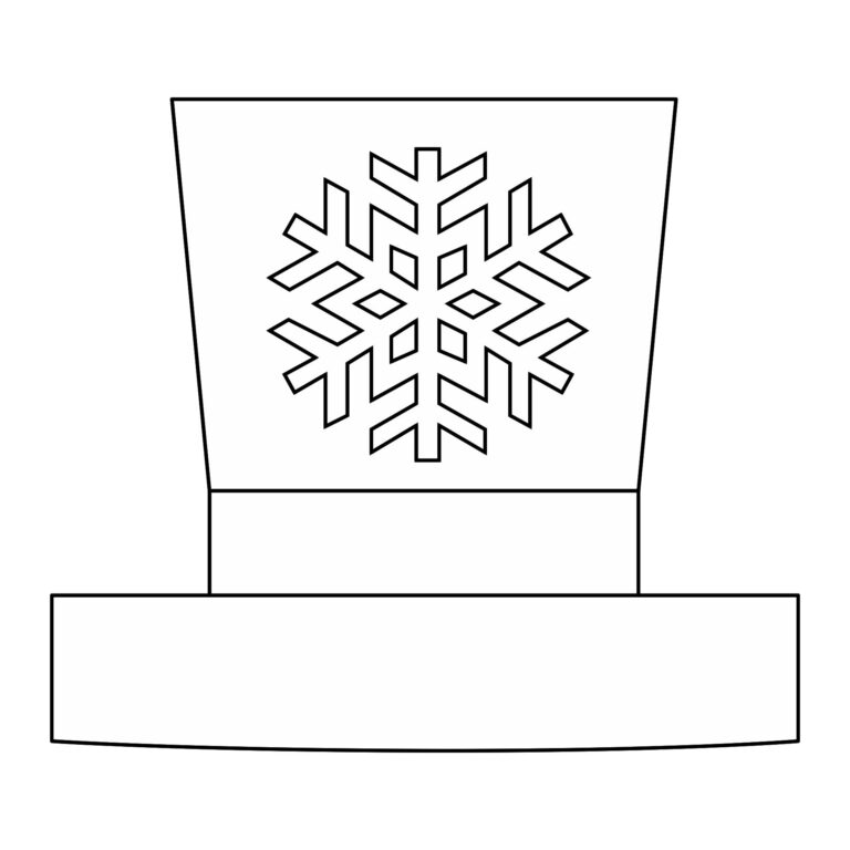 Felt Snowman Hat Template 10 Free PDF Printables Printablee