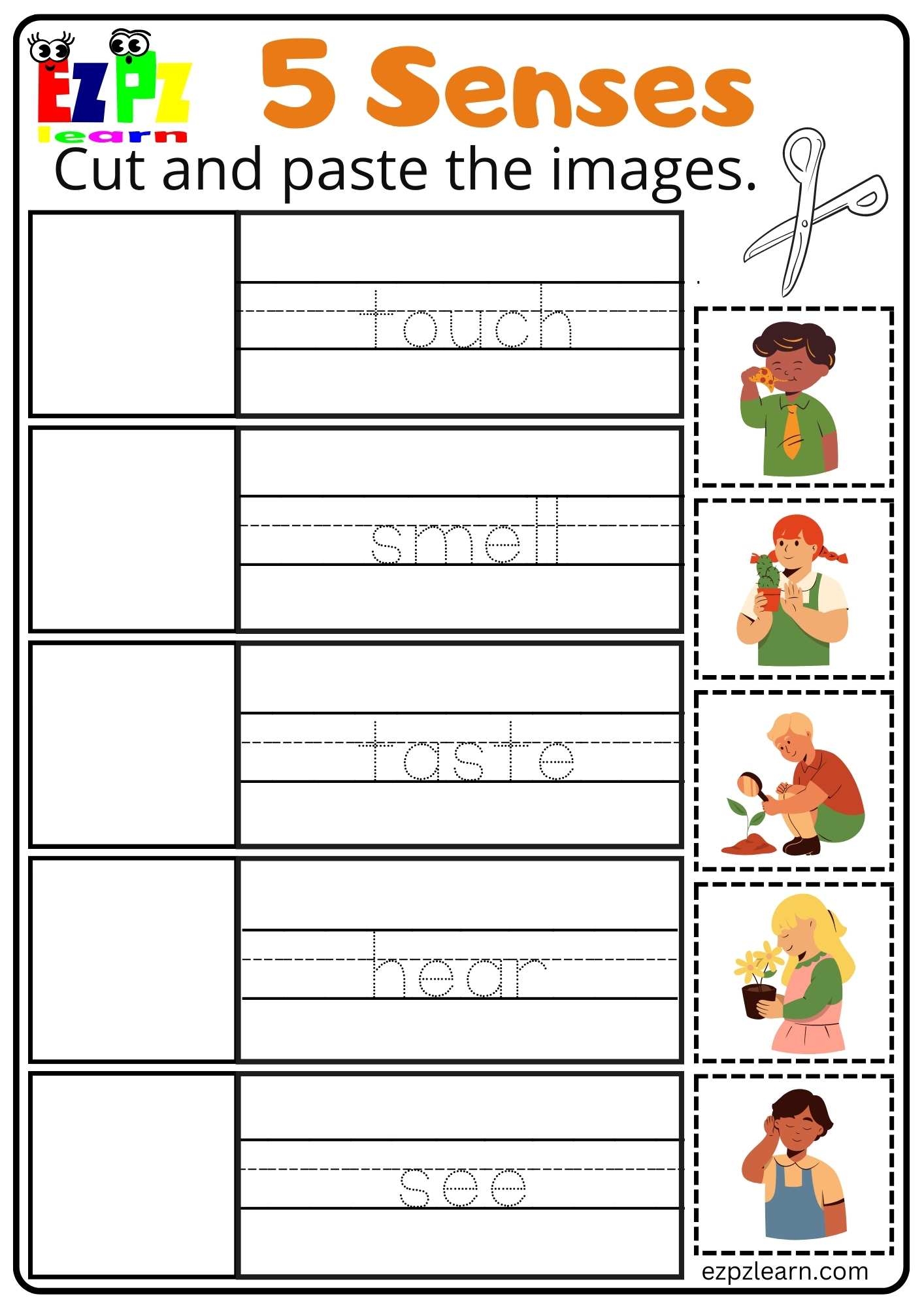 Free Printable Cut And Paste Worksheets