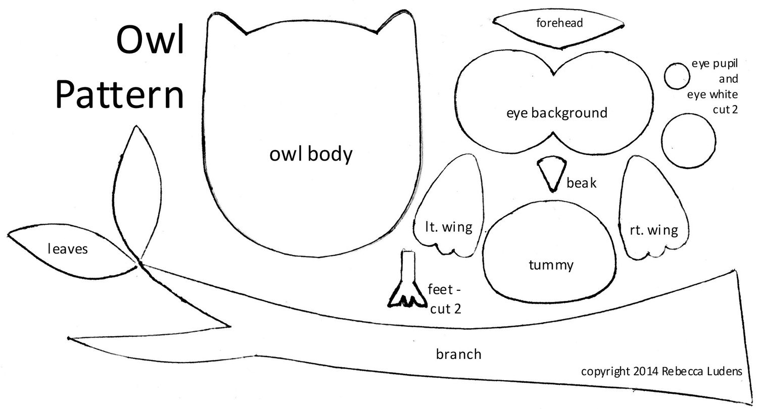 Free Owl Printable Template