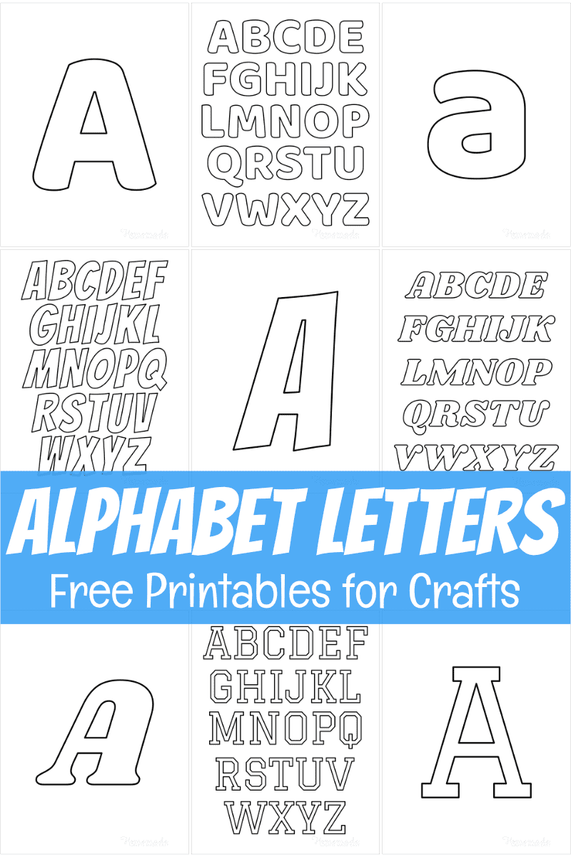 Printable Large Letters Free