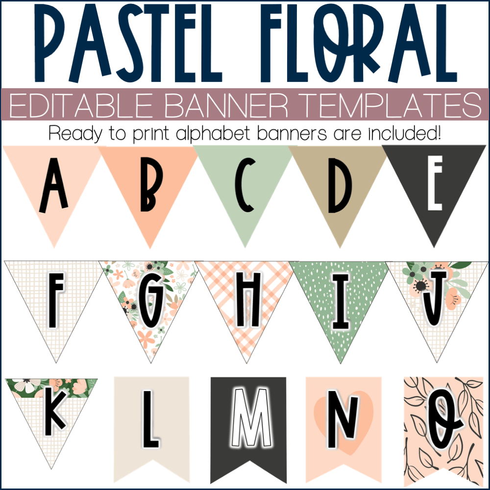 Free Printable Banner Letters
