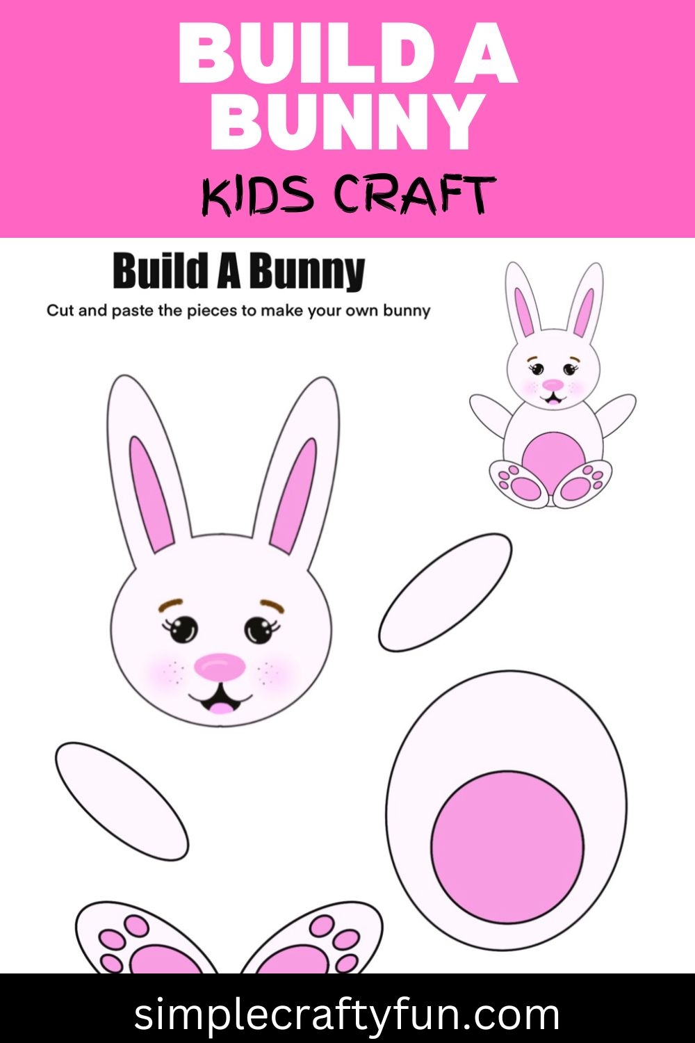 Free Printable Easter Bunny Template