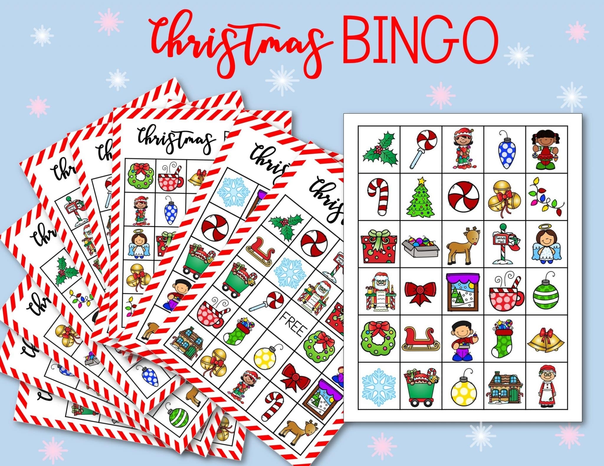 Christmas Bingo Free Printable Cards
