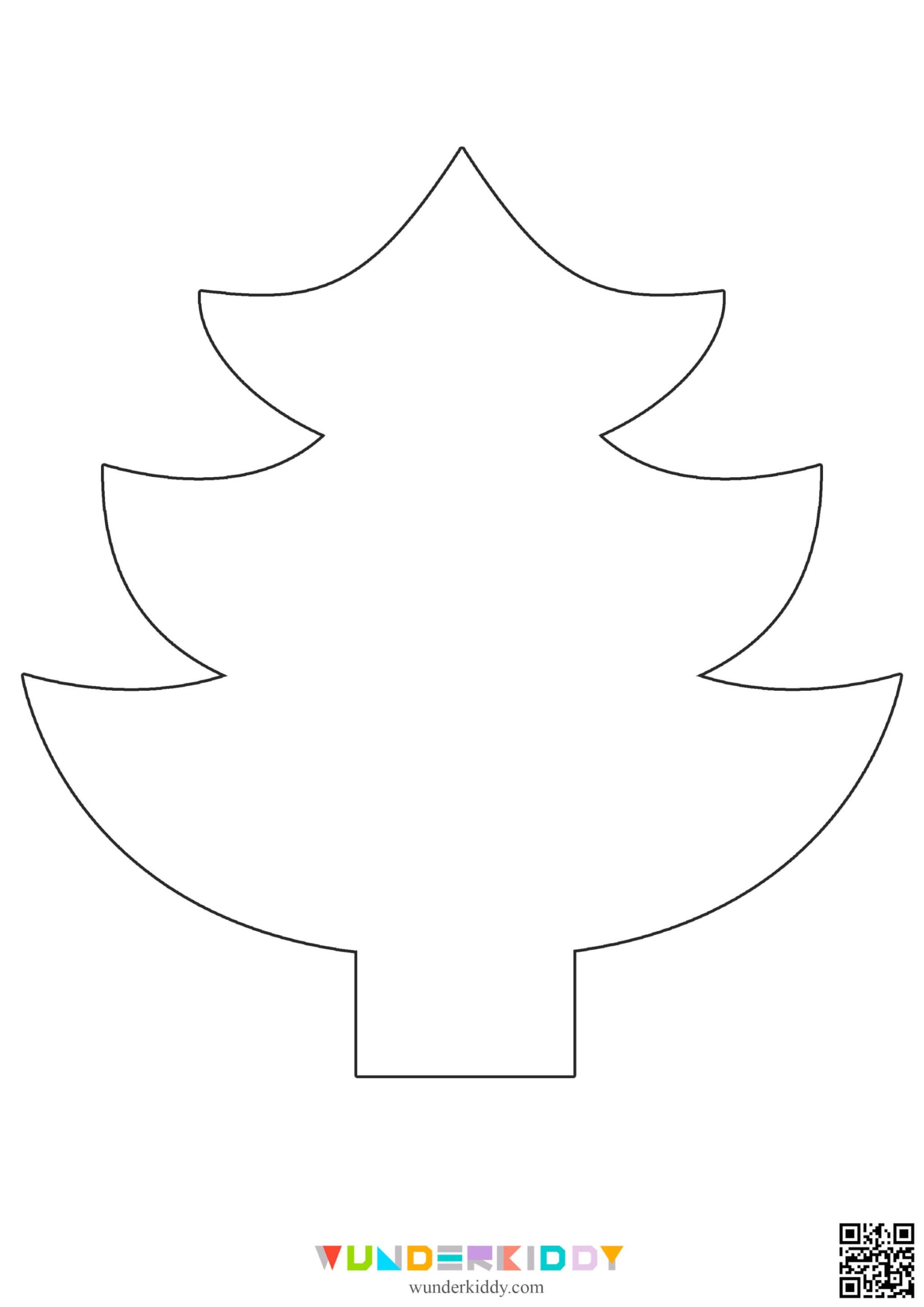 Free Printable Christmas Tree Template