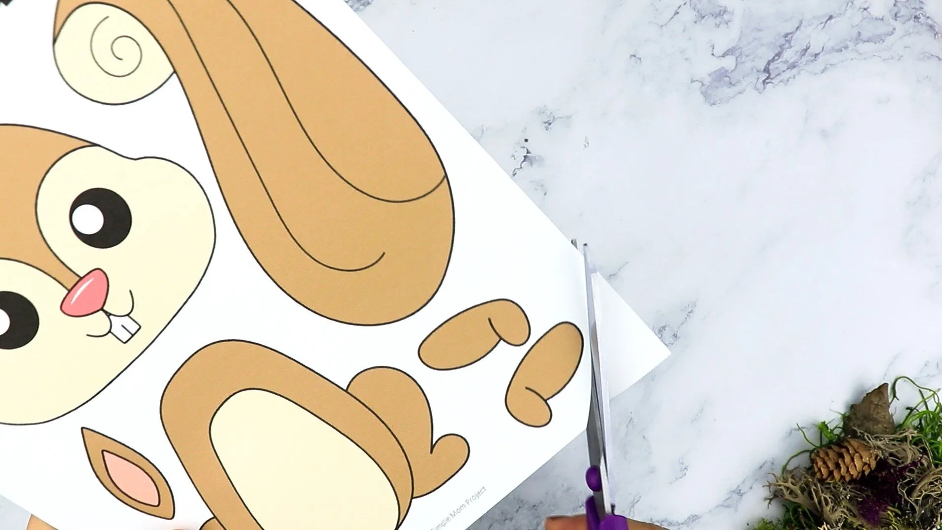 Free Printable Cut And Paste Squirrel Craft For Kids Simple Mom 