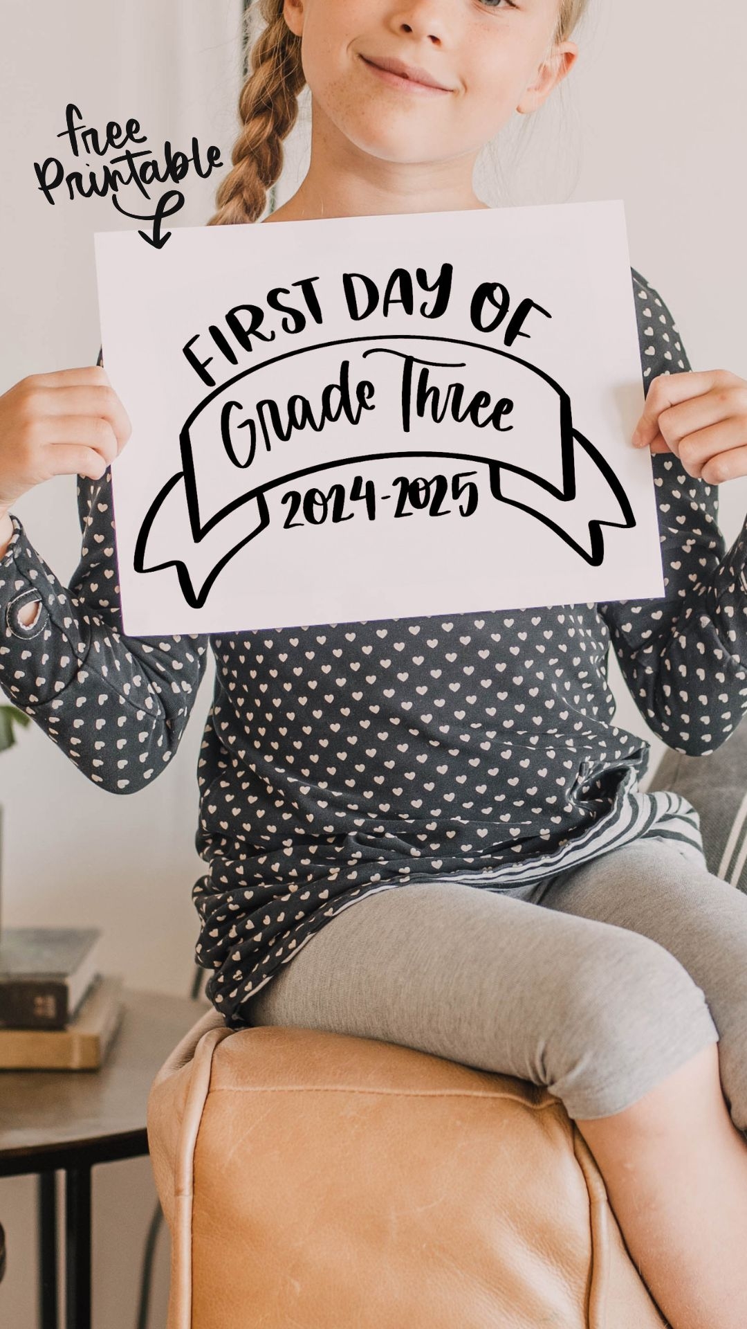 First Day Of School Free Printable