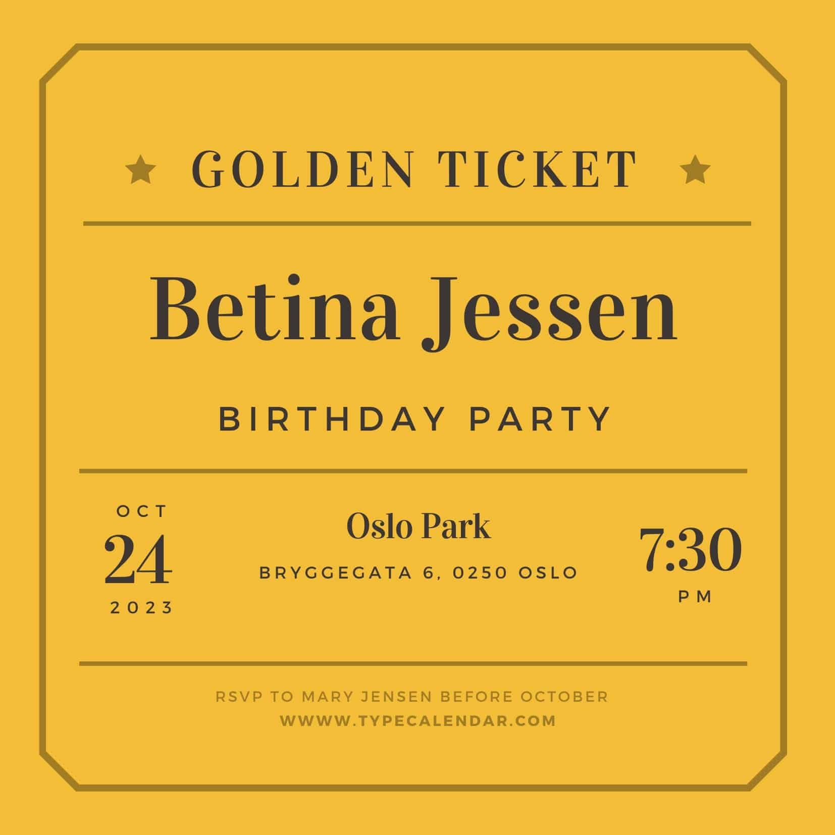 Free Printable Wonka Golden Ticket Template