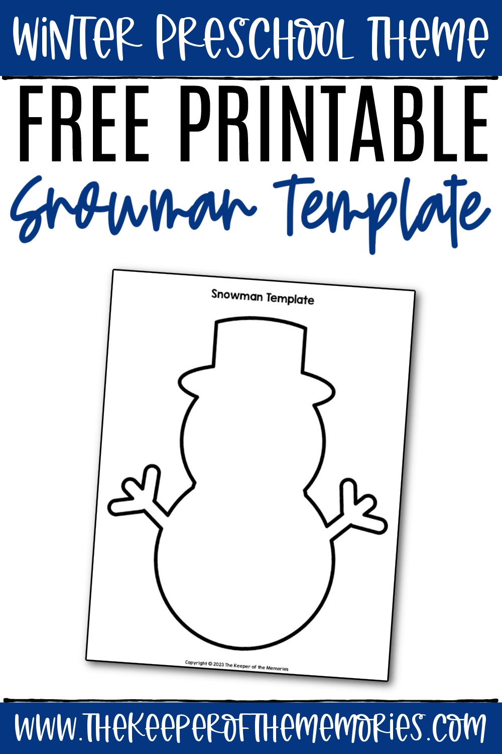 Free Printable Snowman Templates