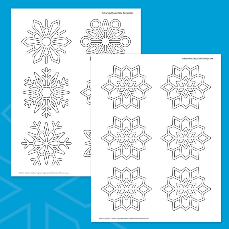 Free Printable Snowflakes