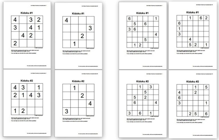 Free Sudoku Puzzles For Kids Homeschool Den
