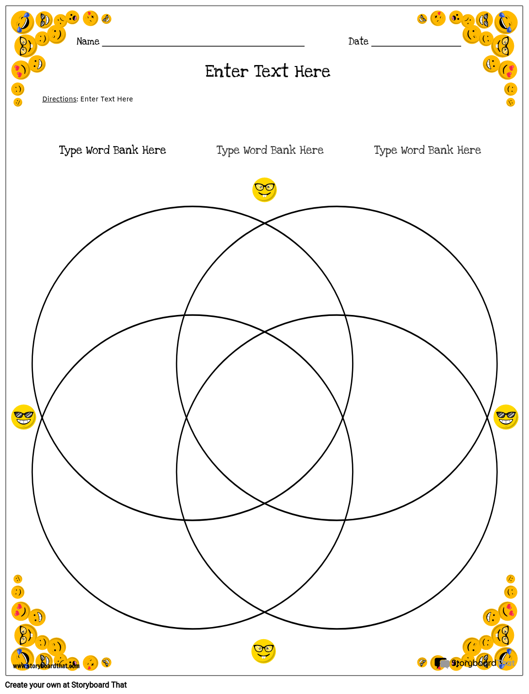 Free Printable Venn Diagram