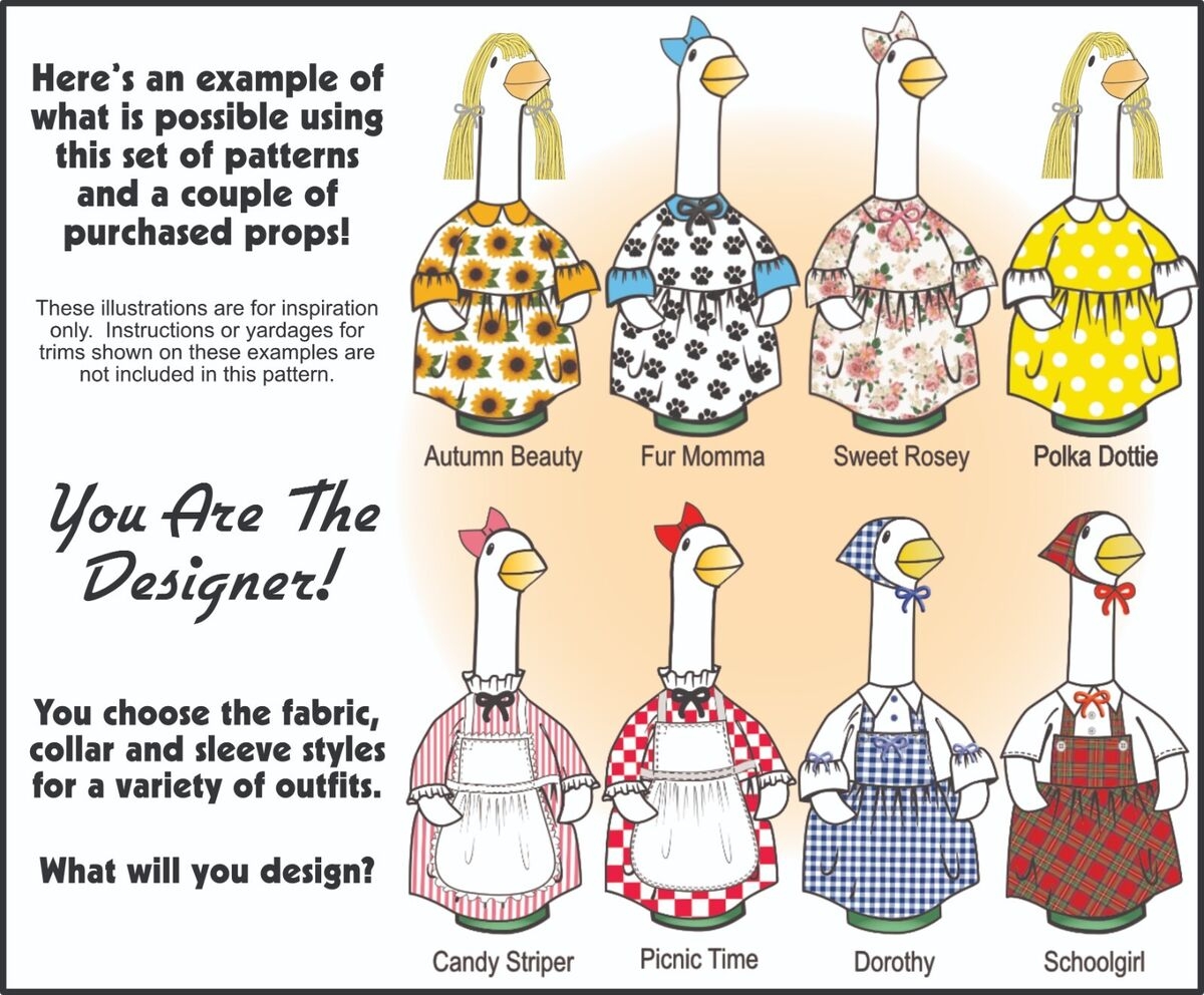 Free Printable Goose Clothes Patterns