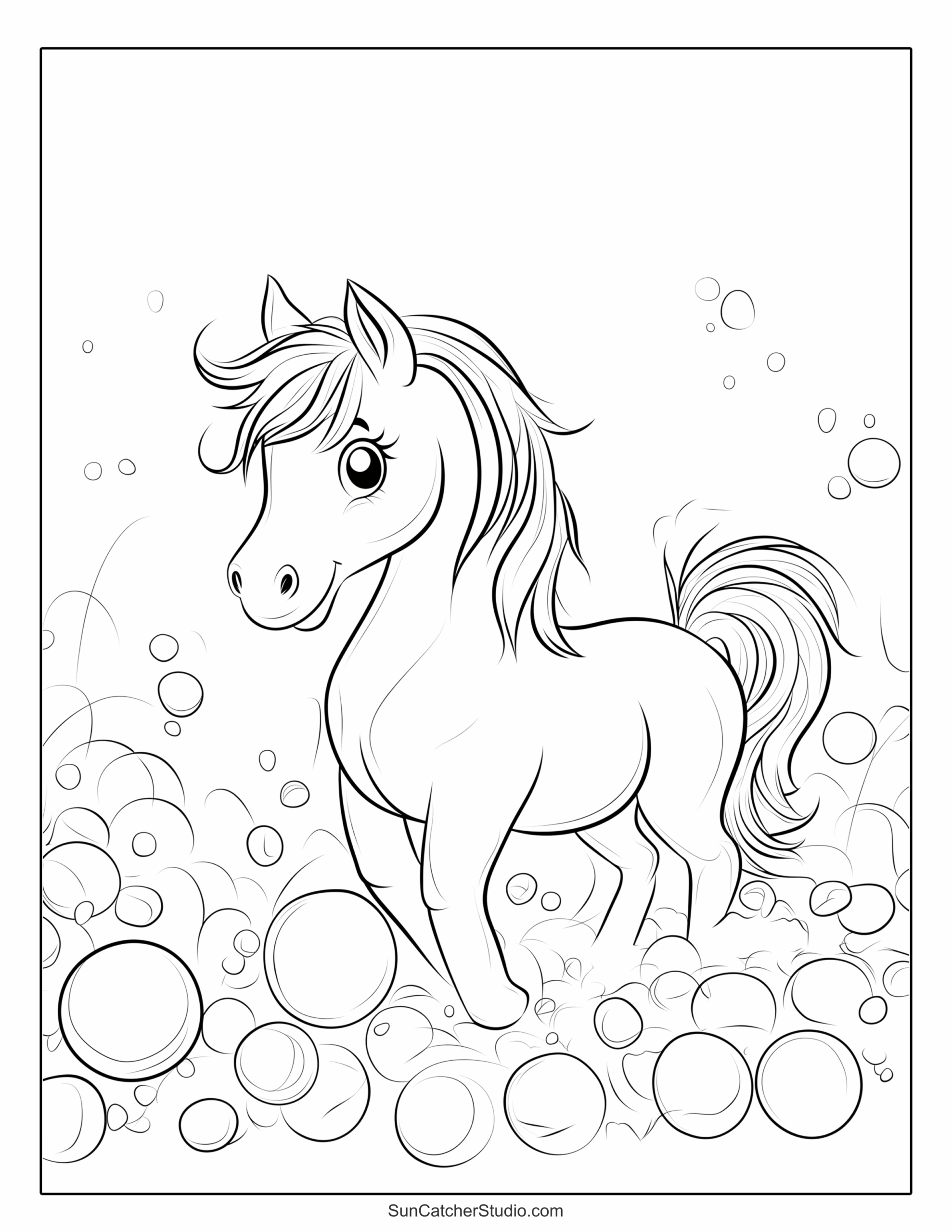 Horse Coloring Pages And Coloring Sheets Free Printables Monograms Design Tools Patterns U0026 DIY Projects