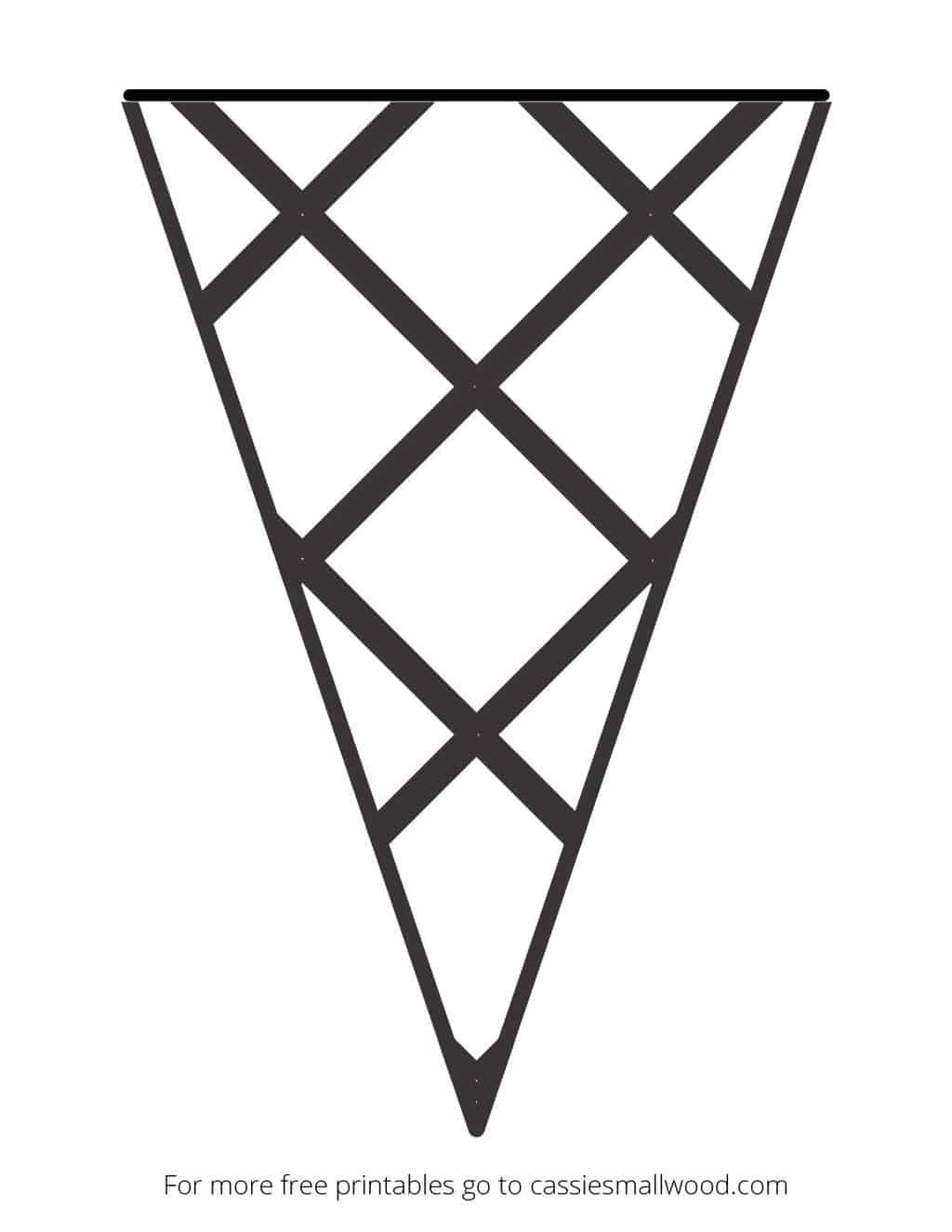Ice Cream Cone Template Printable Free