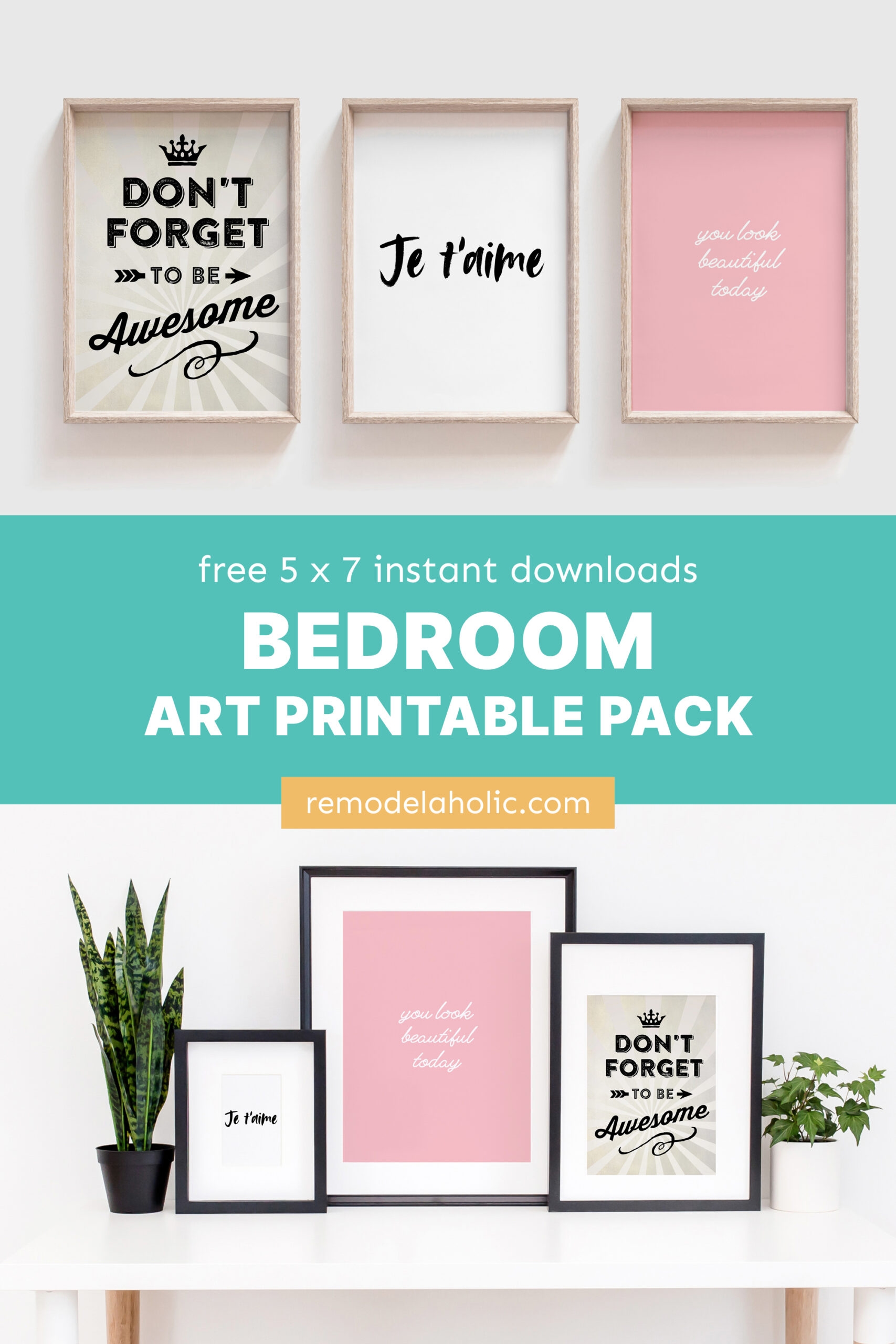 Inspirational Free Printable Wall Art For Bedroom Decor Remodelaholic