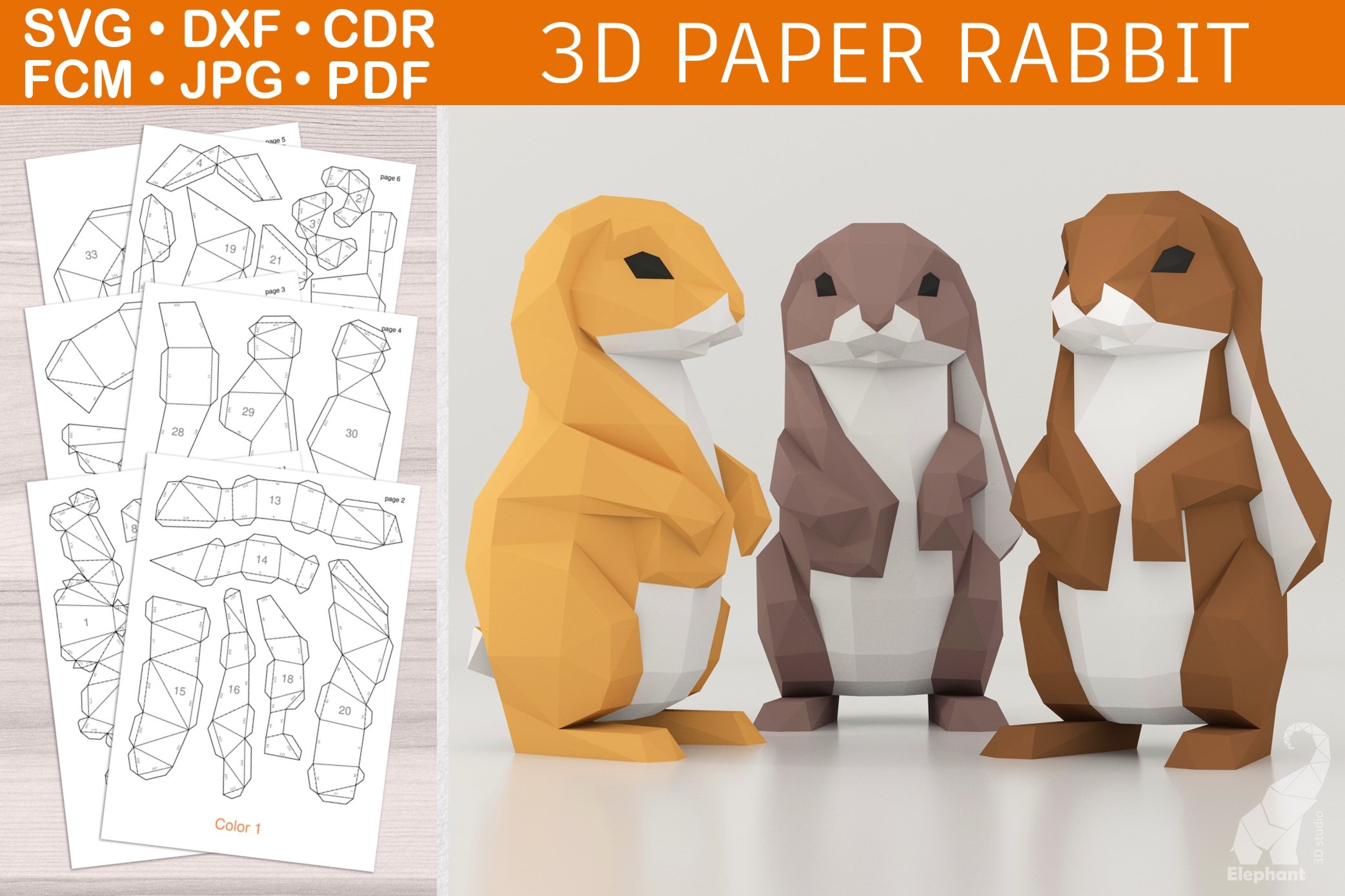 3d Paper Crafts Templates Free Printable