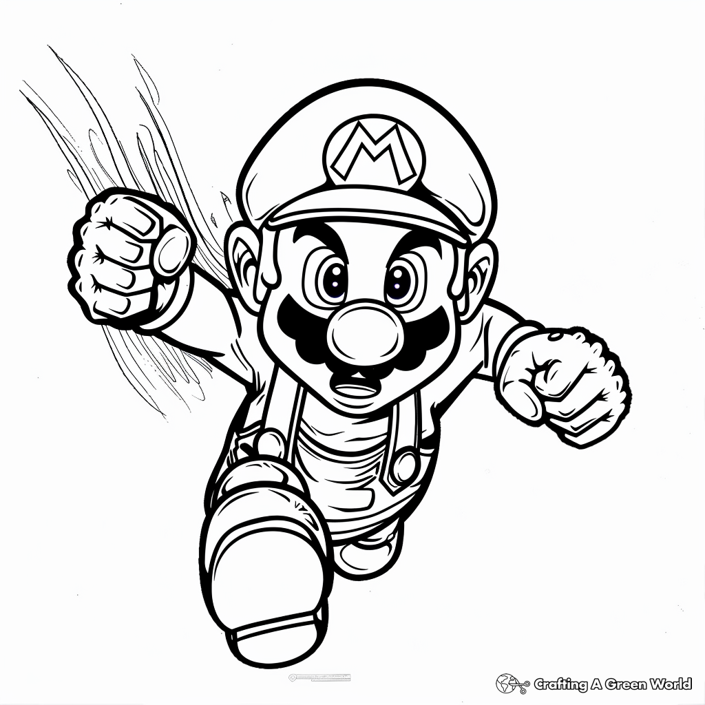 Free Printable Mario Coloring Pages