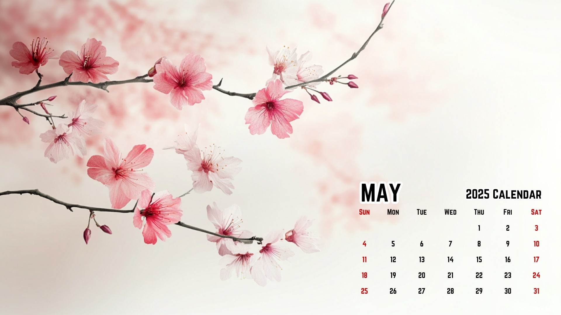 May 2026 Desktop Wallpaper Calendar
