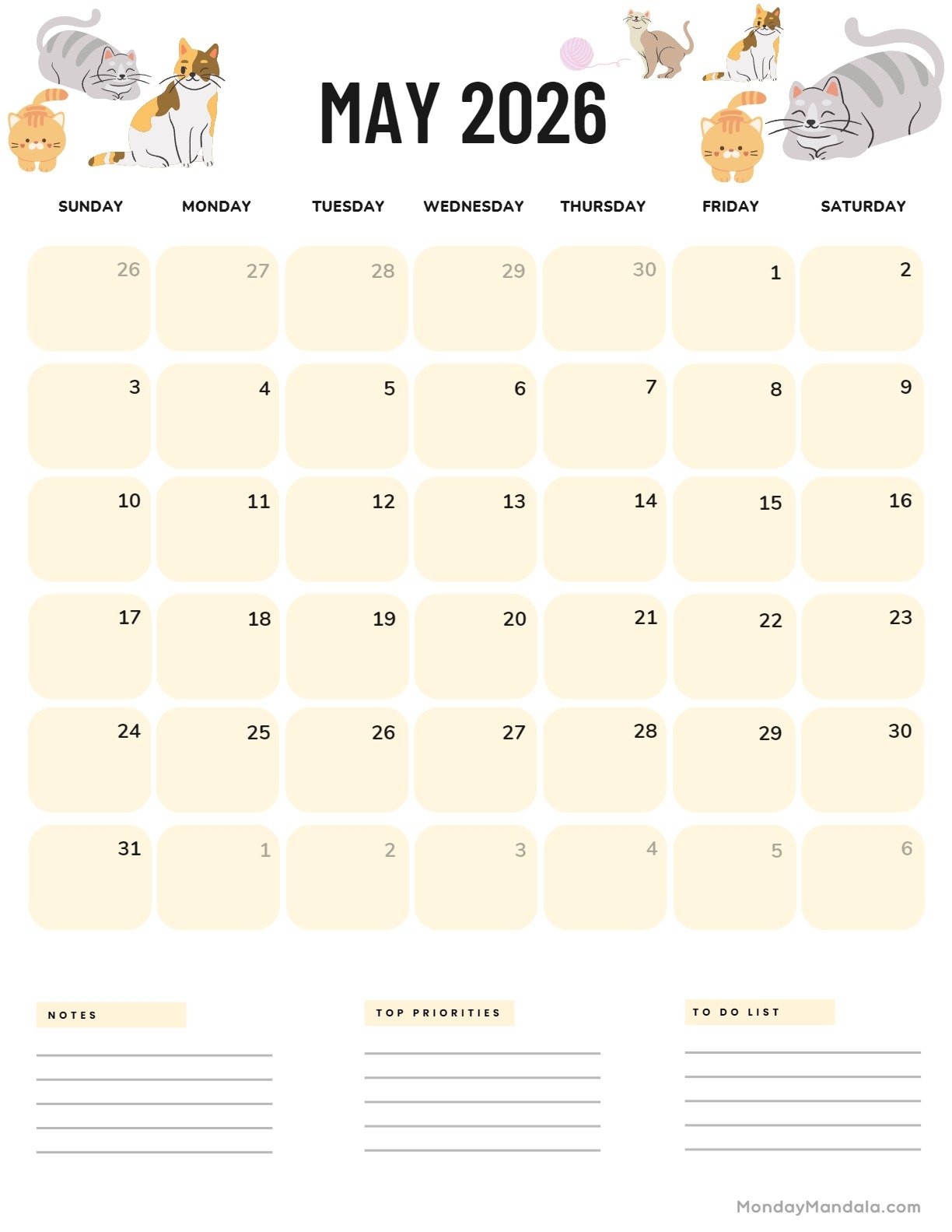 May Fun Calendar 2026