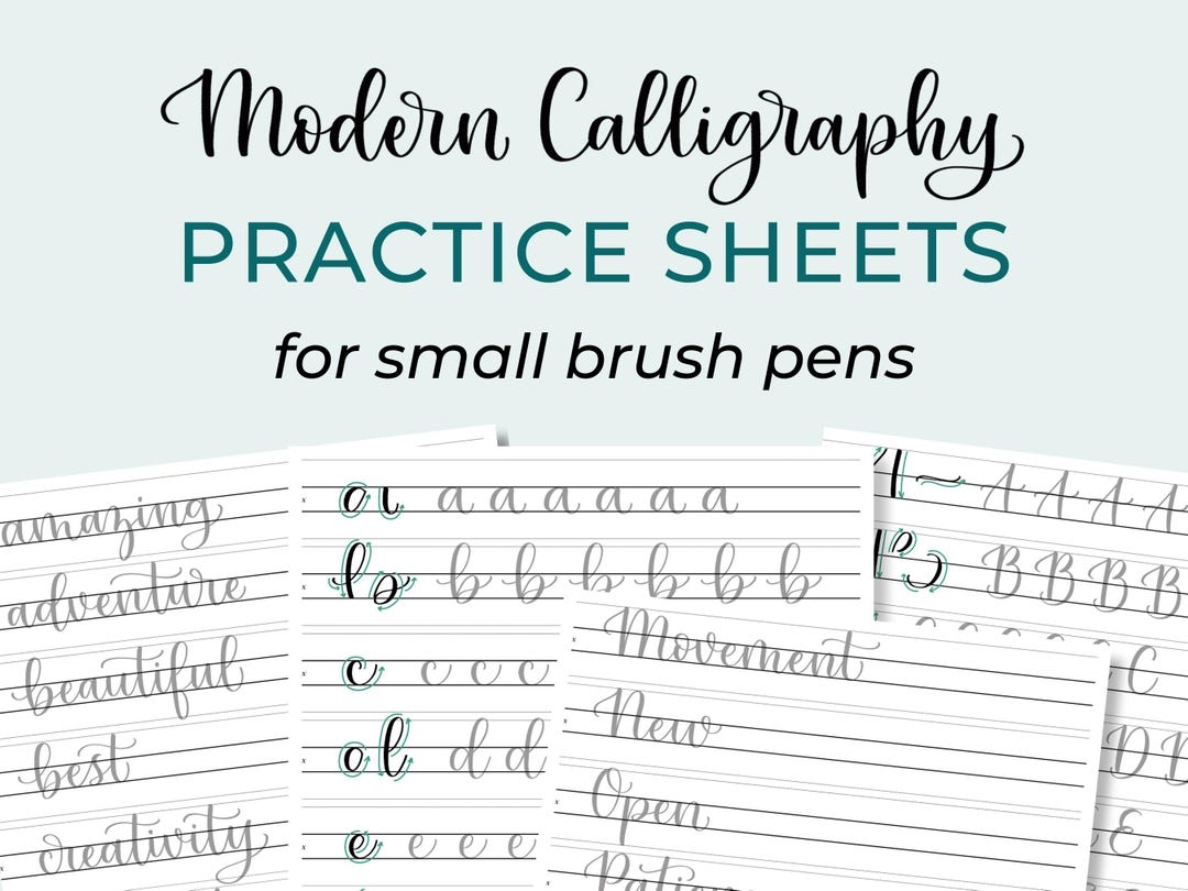 Free Printable Calligraphy Practice Sheets