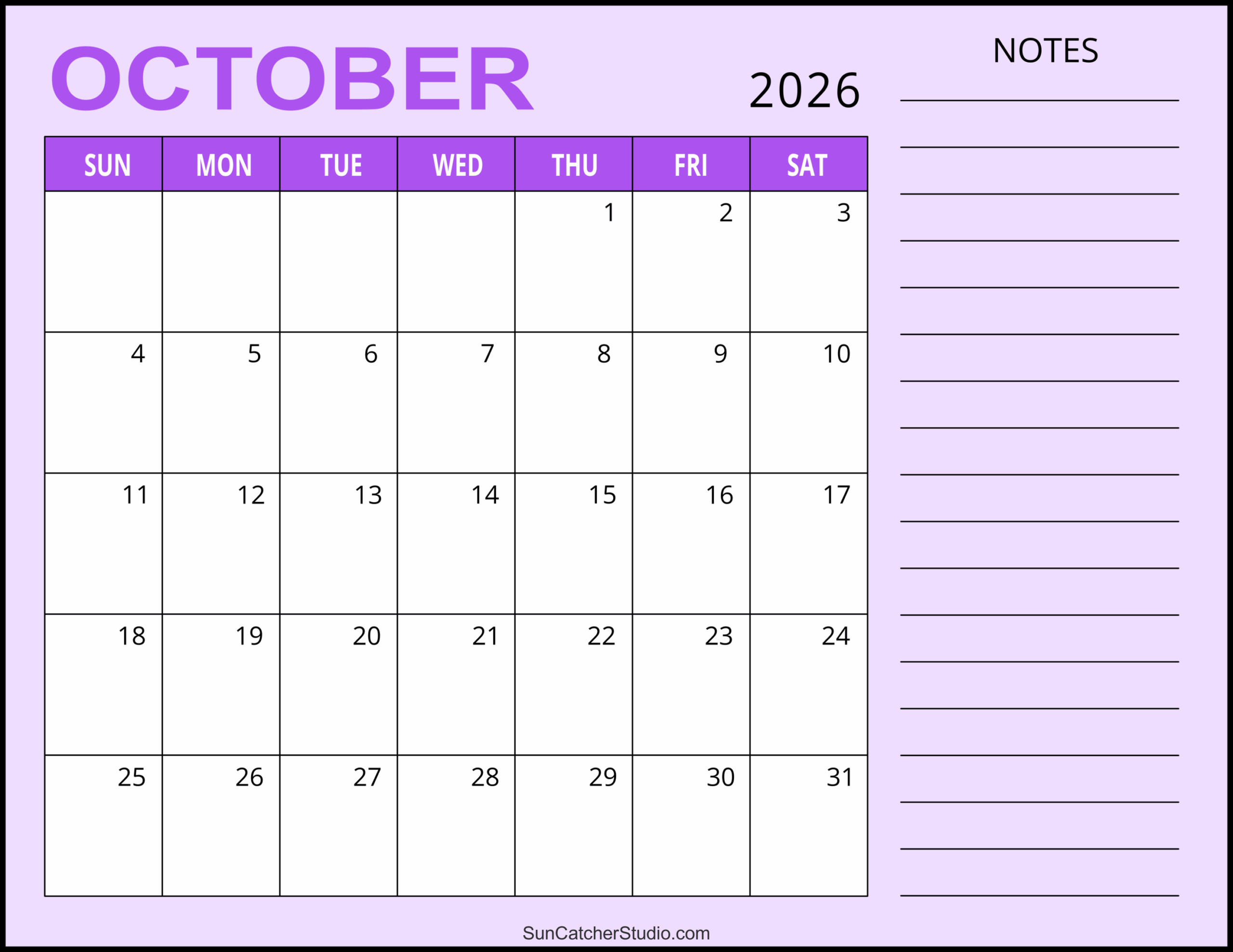 October 2023 To May 2026 Calendar
