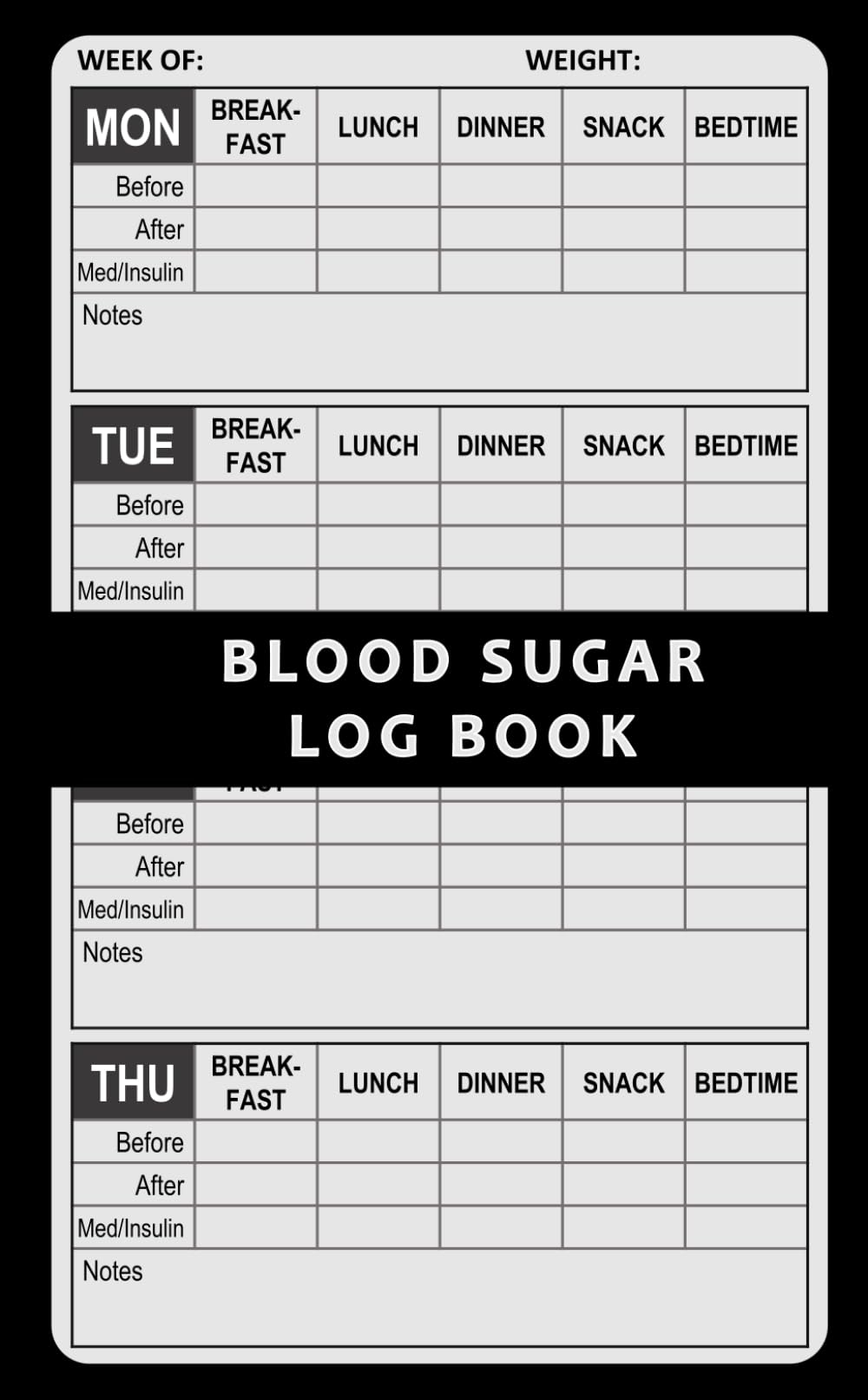 Free Printable Blood Sugar Log Sheet