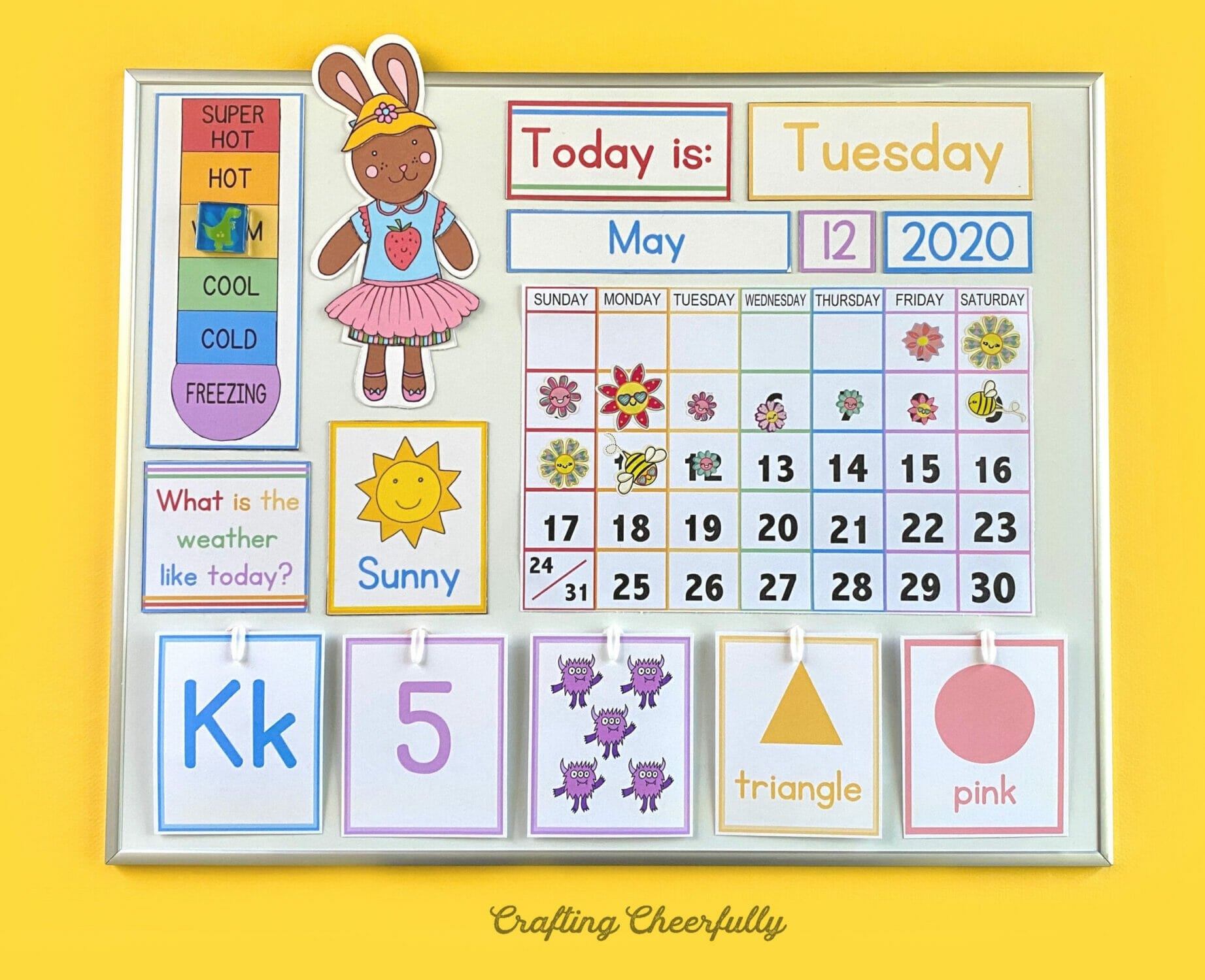 Free Printable Preschool Calendar Templates