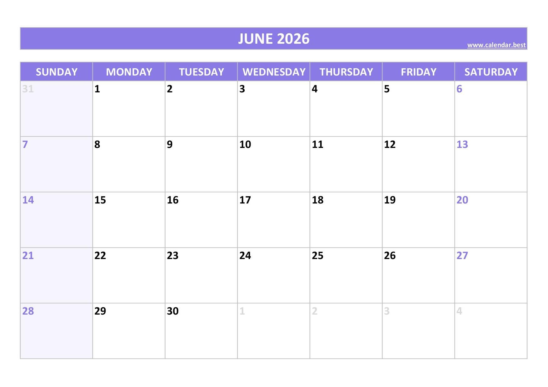 Sporting Calendar May 2026