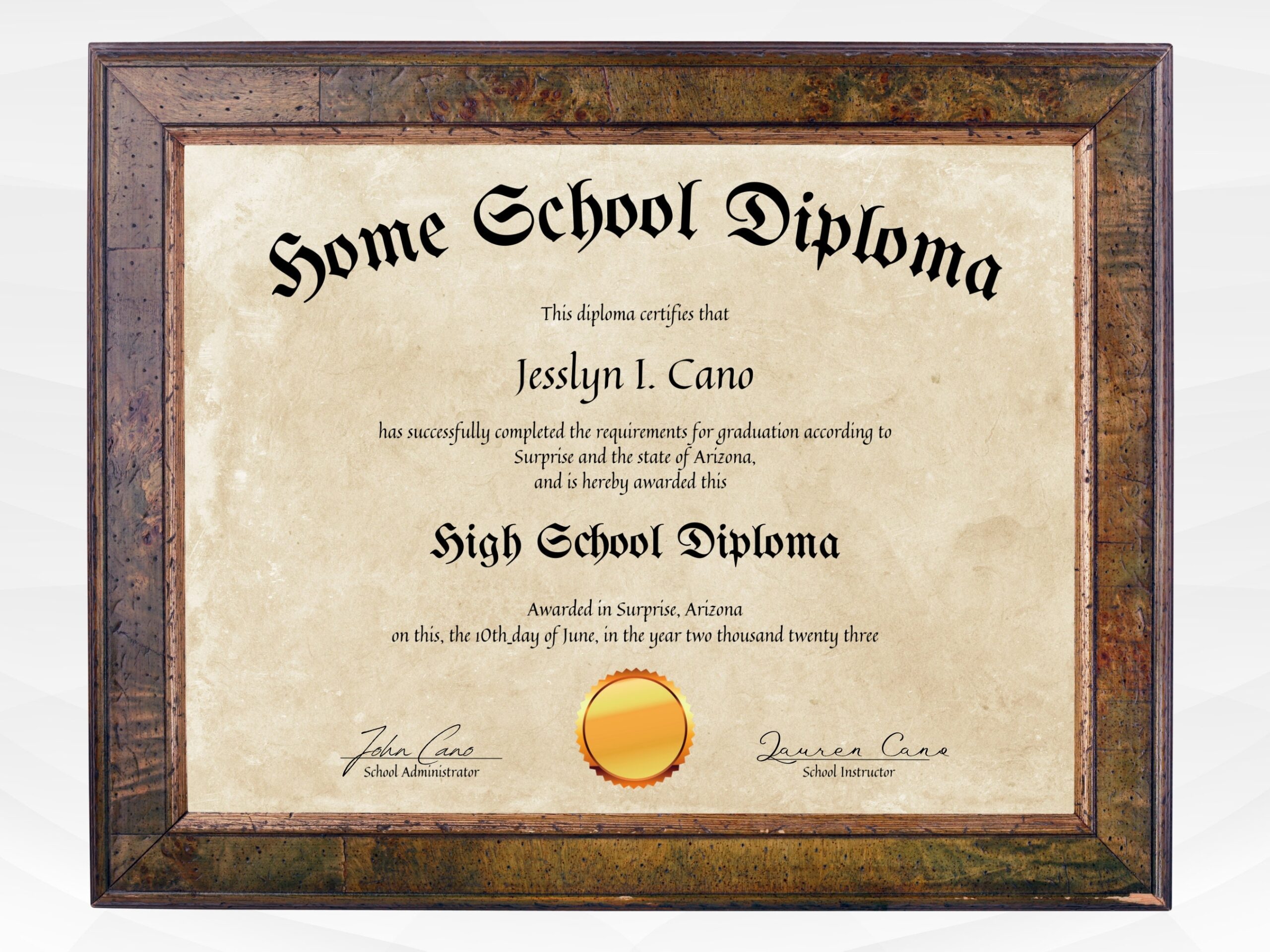 Printable Homeschool Diploma Template Editable High School Diploma Milestone Keepsakes A4 US Letter U0026 14x11 In Instant Download Etsy