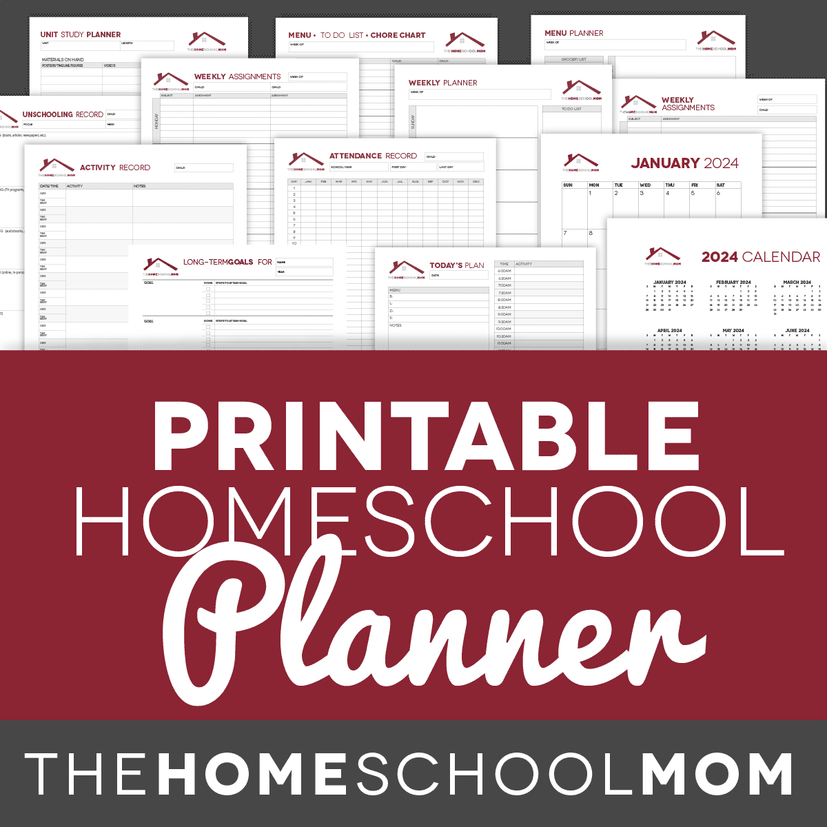 Free Home Education Printables