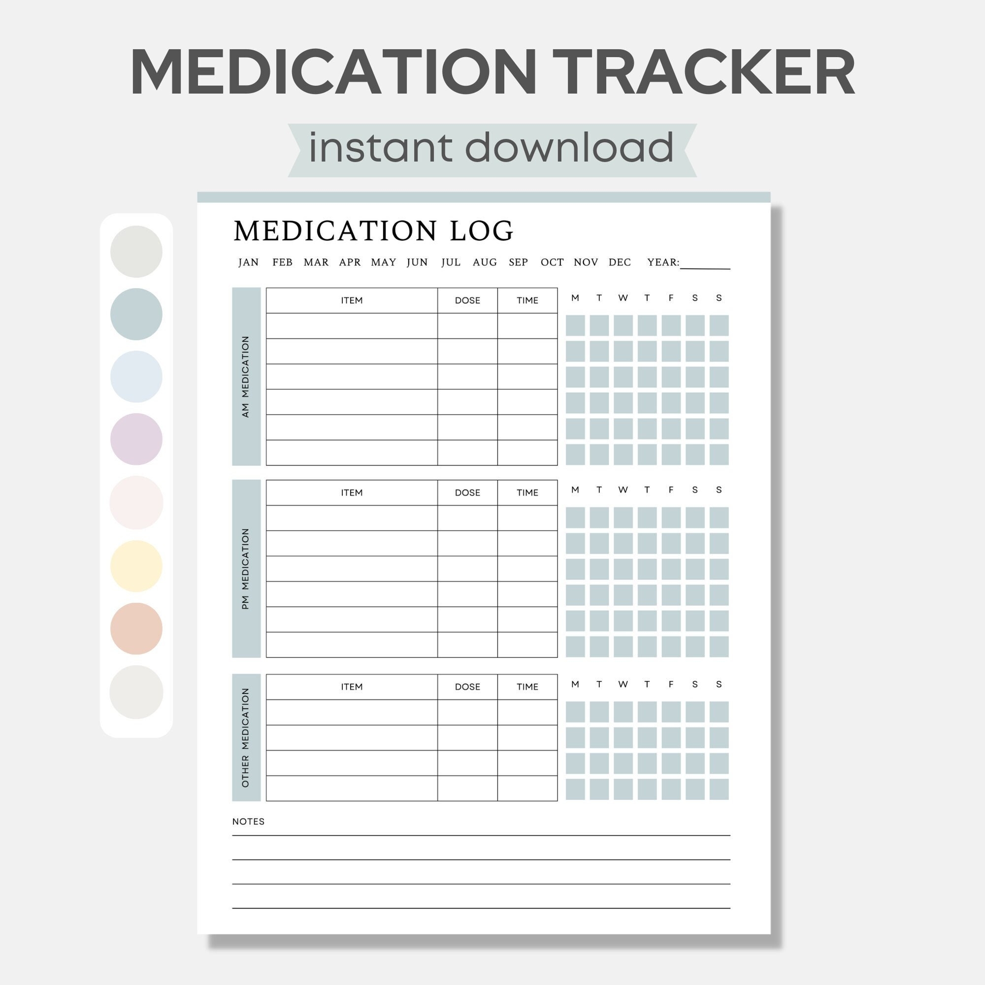 Free Printable Medication Administration Record Template